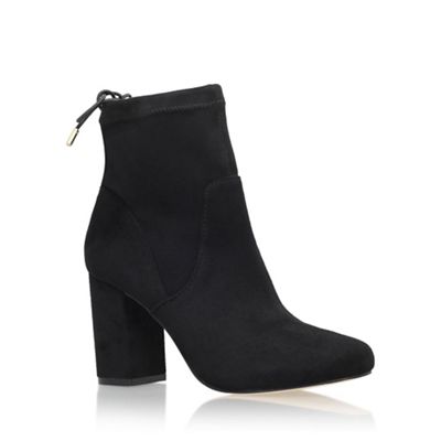 Miss KG Black 'Swan' high heel ankle boot with lace detail